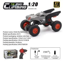 The Braev Climbing Rc Monster Crawler Auto 1:20 - Off-road 27 HZ- Little Bat - Climbing Brave Short Car - Afstand Bestuurbare Buggy -Clipper Winkel 1862168418