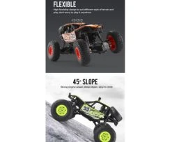 The Braev Climbing RC Rock Crawler Climbing Car 2.4Ghz - 1:20 RC Monster Auto - Afstand Bestuurbare Auto -Clipper Winkel 1863511716
