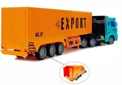 Rc Vrachtwagen Met Trailer - Export Transporter Truck LOADING - 1:46 27MHZ - Afstand Bestuurbaar Vrachtwagen - Oplaadbaar -Clipper Winkel 1864752687