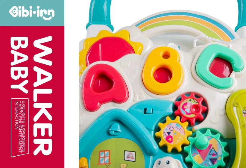 Baby Walker - Educatief Babyspeelgoed - Baby Loopspeelgoed - Met Licht En Geluiden 12 Baby Walker - Educatief Babyspeelgoed - Baby Loopspeelgoed - Met Licht En Geluiden - Afbeelding 10