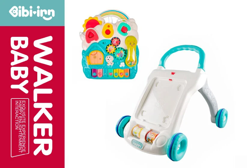 Baby Walker - Educatief Babyspeelgoed - Baby Loopspeelgoed - Met Licht En Geluiden 4 Baby Walker - Educatief Babyspeelgoed - Baby Loopspeelgoed - Met Licht En Geluiden - Afbeelding 2