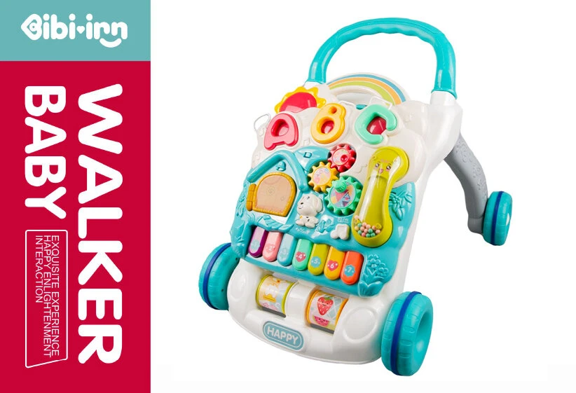 Baby Walker - Educatief Babyspeelgoed - Baby Loopspeelgoed - Met Licht En Geluiden 7 Baby Walker - Educatief Babyspeelgoed - Baby Loopspeelgoed - Met Licht En Geluiden - Afbeelding 5