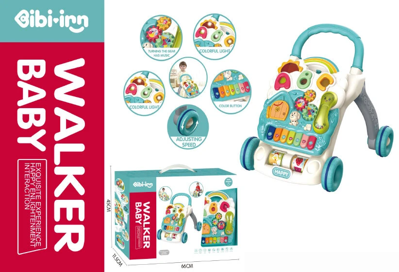 Baby Walker - Educatief Babyspeelgoed - Baby Loopspeelgoed - Met Licht En Geluiden 3 Baby Walker - Educatief Babyspeelgoed - Baby Loopspeelgoed - Met Licht En Geluiden