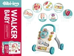 Baby Walker - Educatief Babyspeelgoed - Met Muziek En Lichtjes - Baby Loopspeelgoed Blauw
