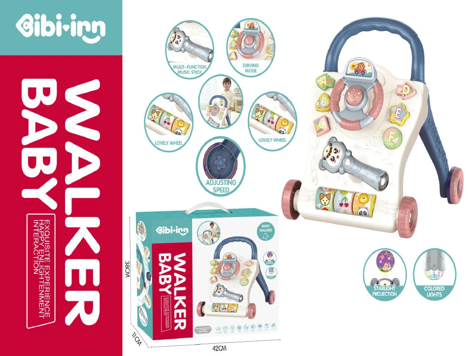 Baby Walker - Educatief Babyspeelgoed - Met Muziek En Lichtjes - Baby Loopspeelgoed 3 Baby Walker - Educatief Babyspeelgoed - Met Muziek En Lichtjes - Baby Loopspeelgoed