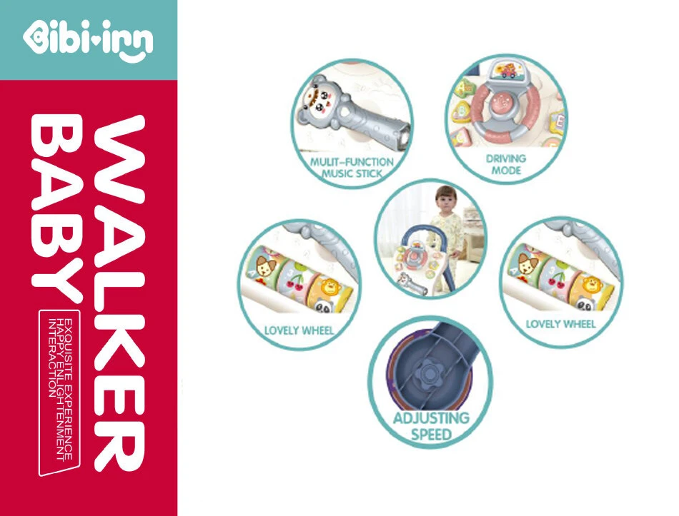 Baby Walker - Educatief Babyspeelgoed - Met Muziek En Lichtjes - Baby Loopspeelgoed 8 Baby Walker - Educatief Babyspeelgoed - Met Muziek En Lichtjes - Baby Loopspeelgoed - Afbeelding 6