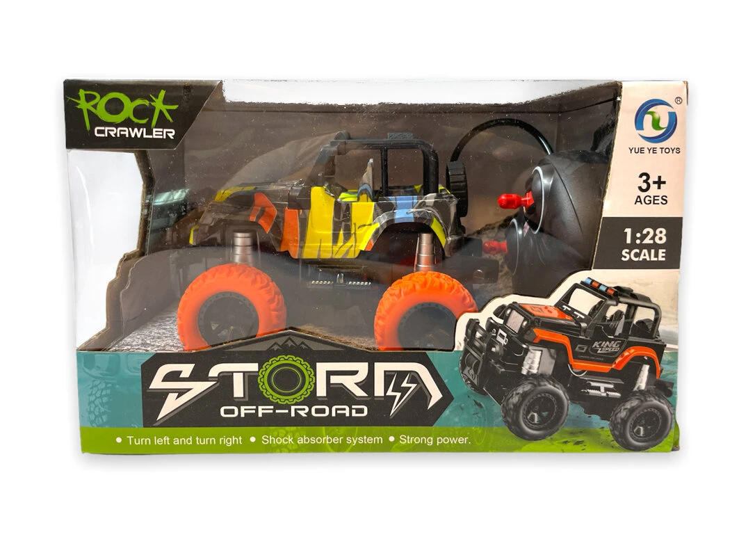 24WINKELEN Rc Auto Painted - Afstand Bestuurbare Rock Crawler - Speelgoed Auto 1:28 - Storm Off-road Car 7 24WINKELEN Rc Auto Painted - Afstand Bestuurbare Rock Crawler - Speelgoed Auto 1:28 - Storm Off-road Car - Afbeelding 5