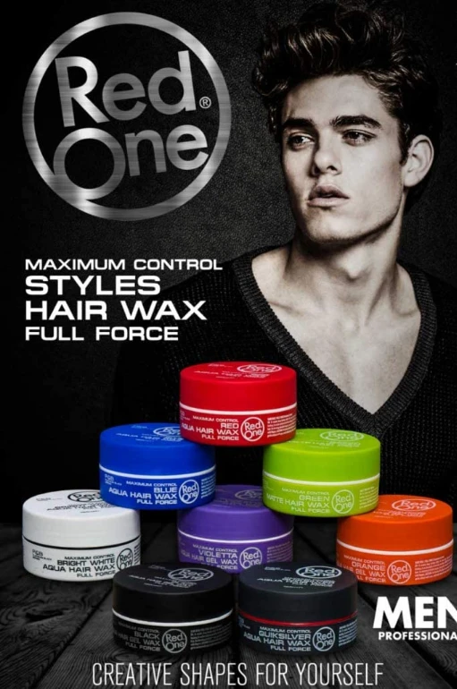 Red One Black Full Force - Maximum Control - Aqua Hair Wax 150 Ml Zwart 5 Red One Black Full Force - Maximum Control - Aqua Hair Wax 150 Ml Zwart - Afbeelding 3