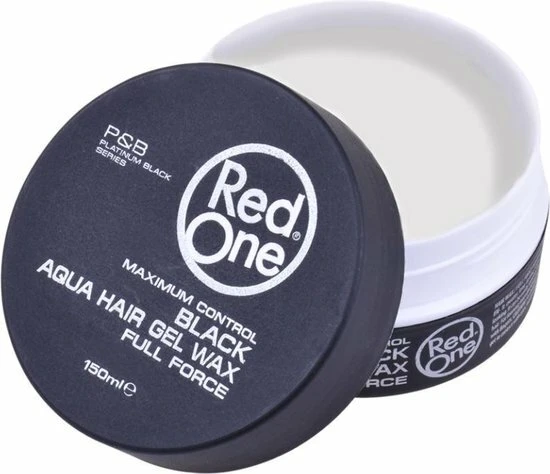 Red One Black Full Force - Maximum Control - Aqua Hair Wax 150 Ml Zwart 3 Red One Black Full Force - Maximum Control - Aqua Hair Wax 150 Ml Zwart
