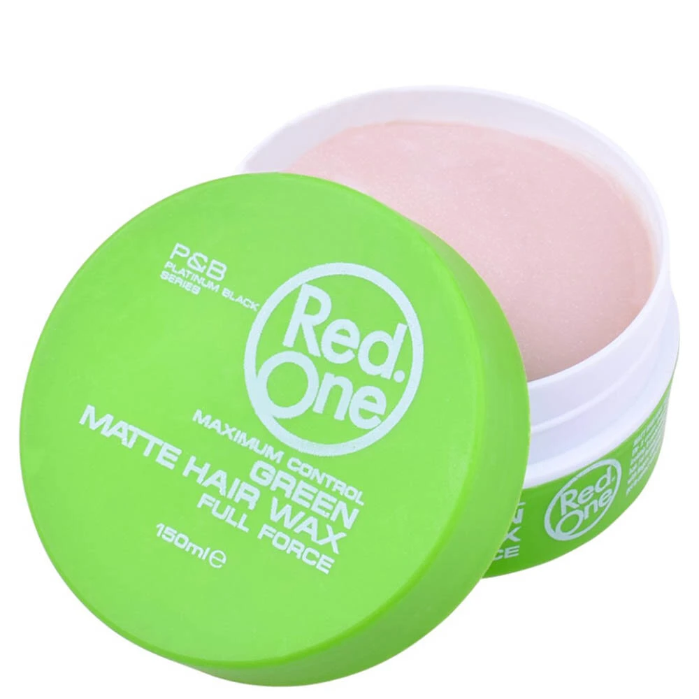 Red One Matte Full Force - Maximum Control - Matte Hair Wax 150 Ml Green 3 Red One Matte Full Force - Maximum Control - Matte Hair Wax 150 Ml Green