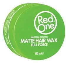 Red One Matte Full Force - Maximum Control - Matte Hair Wax 150 Ml Green 5 Red One Matte Full Force - Maximum Control - Matte Hair Wax 150 Ml Green - Afbeelding 3
