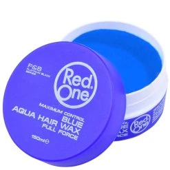 Red One Blue Aqua Hair Wax Full Force - Maximum Control - Blauw Haar Wax Red One 150 Ml
