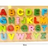 Houten Alfabet Inlegpuzzel Speelgoed - Letters Puzzel Bord - 30x22.5 CM -Clipper Winkel 1883468343