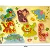 Houten Inlegpuzzel Dieren Speelgoed - Vormen Puzzel Bord - 30x22.5 CM -Clipper Winkel 1883470371