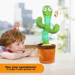 Talking Cactus 32CM Oplaadbaar - Dansende En Pratende Interactieve Knuffel - Bekend Van TikTok - Dancing Cactus - Voice Opname - Pluche Speelgoed 16 Talking Cactus 32CM Oplaadbaar - Dansende En Pratende Interactieve Knuffel - Bekend Van TikTok - Dancing Cactus - Voice Opname - Pluche Speelgoed -Clipper Winkel 1886086770