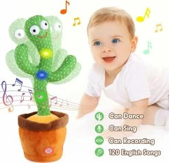 Talking Cactus 32CM Oplaadbaar - Dansende En Pratende Interactieve Knuffel - Bekend Van TikTok - Dancing Cactus - Voice Opname - Pluche Speelgoed 19 Talking Cactus 32CM Oplaadbaar - Dansende En Pratende Interactieve Knuffel - Bekend Van TikTok - Dancing Cactus - Voice Opname - Pluche Speelgoed -Clipper Winkel 1886086776