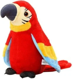 Pratende Papegaai - Talking Parrot - Pratende Interactieve Knuffel - Bekend Van TikTok - Voice Opname - Kinderen/Baby - Speelgoed -Clipper Winkel 1886089398