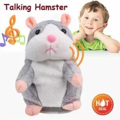 Pratende Hamster - Talking Hamster - Pratende Interactieve Knuffel - Bekend Van TikTok - Voice Opname, Zingen En Bewegen - Kinderen/Baby - Speelgoed 23 Pratende Hamster - Talking Hamster - Pratende Interactieve Knuffel - Bekend Van TikTok - Voice Opname, Zingen En Bewegen - Kinderen/Baby - Speelgoed -Clipper Winkel 1886342526