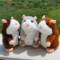 Pratende Hamster - Talking Hamster - Pratende Interactieve Knuffel - Bekend Van TikTok - Voice Opname, Zingen En Bewegen - Kinderen/Baby - Speelgoed -Clipper Winkel 1886343330