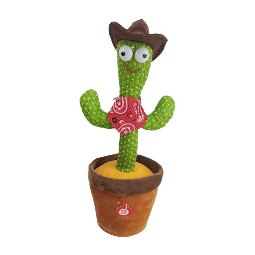 Finito Bazaar Talking Cactus Nieuw Stylen - Oplaadbaar - Dansende En Pratende Interactieve Knuffel 32CM 9 Finito Bazaar Talking Cactus Nieuw Stylen - Oplaadbaar - Dansende En Pratende Interactieve Knuffel 32CM - Afbeelding 7
