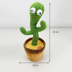 Finito Bazaar Talking Cactus Nieuw Stylen - Oplaadbaar - Dansende En Pratende Interactieve Knuffel 32CM 32 Finito Bazaar Talking Cactus Nieuw Stylen - Oplaadbaar - Dansende En Pratende Interactieve Knuffel 32CM -Clipper Winkel 1886355216