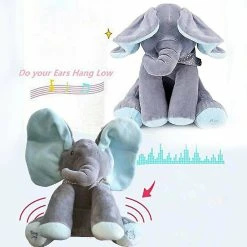 Flappy Olifant - Interactief Knuffel Speelgoed - Kiekeboe - Beweegt Met De Oren - Voice Opname -Clipper Winkel 1887157596