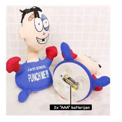 Punch Me Anti Stress Pop - Interactieve Speelgoed Boks Pop - Schreeuwt Bij En Stoot - 20CM -Clipper Winkel 1887163878