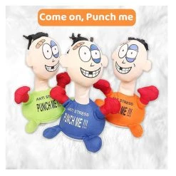 Punch Me Anti Stress Pop - Interactieve Speelgoed Boks Pop - Schreeuwt Bij En Stoot - 20CM -Clipper Winkel 1887164070