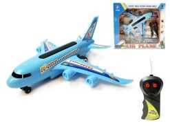 24WINKELEN Radiografisch Bestuurbare Vliegtuig - 27MHZ - A380 RC Air Plane - Blauw