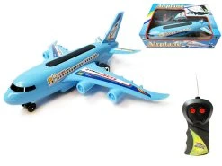 24WINKELEN Radiografisch Bestuurbare Vliegtuig - 27MHZ - A380 RC Air Plane - Blauw