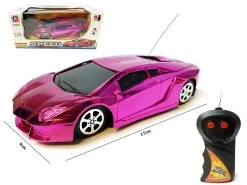 24WINKELEN RC Auto - Radiografisch Auto Op Afstand Voor Kinderen - 1:24 - Speelgoed Auto 27mhz - Speed Of Passion Purple
