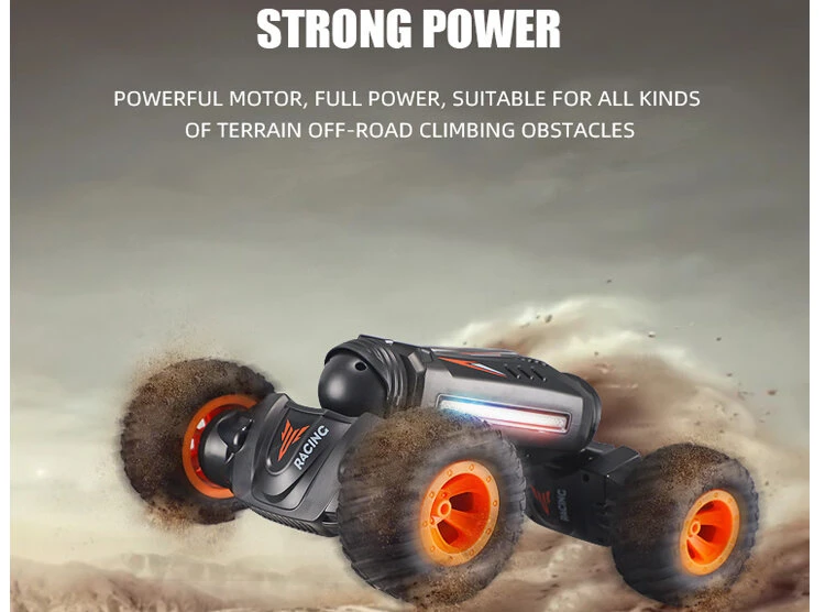 TKKJ RC Twist Auto 2.4ghz - Transformeert Laag/hoog - Rc Stunt Car 6 TKKJ RC Twist Auto 2.4ghz - Transformeert Laag/hoog - Rc Stunt Car - Afbeelding 4
