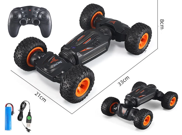 TKKJ RC Twist Auto 2.4ghz - Transformeert Laag/hoog - Rc Stunt Car 3 TKKJ RC Twist Auto 2.4ghz - Transformeert Laag/hoog - Rc Stunt Car