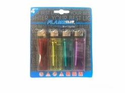 FLAME CLUB Aanstekers Blister Van 4 Stuks.