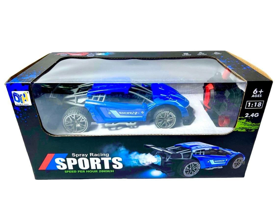 DA HUA TOYS Spray Racing Sport Car - Radiografisch Bestuurbare Auto - 2.4gh Met Rook 12 DA HUA TOYS Spray Racing Sport Car - Radiografisch Bestuurbare Auto - 2.4gh Met Rook - Afbeelding 10