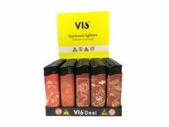 Unilite Aanstekers Klik 50 Stuks Met Dragon Print