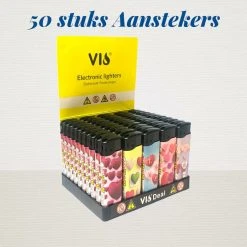 Unilite Aanstekers Hartjes Klik 50 Stuks -Clipper Winkel 1912916403
