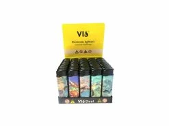 Unilite Klik Aanstekers Schildpadden Print 50 Stuks -Clipper Winkel 1912922709