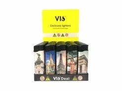 Unilite Klik Aanstekers Met EU Steden Print -Clipper Winkel 1912980615