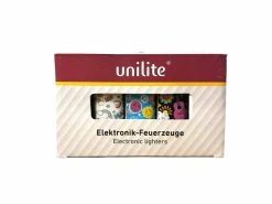 Unilite Aanstekers 50 Stuks Met Print - Navulbaar -Clipper Winkel 1913323152