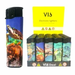 Unilite Klik Aanstekers Schildpadden Print 50 Stuks -Clipper Winkel 1913441847