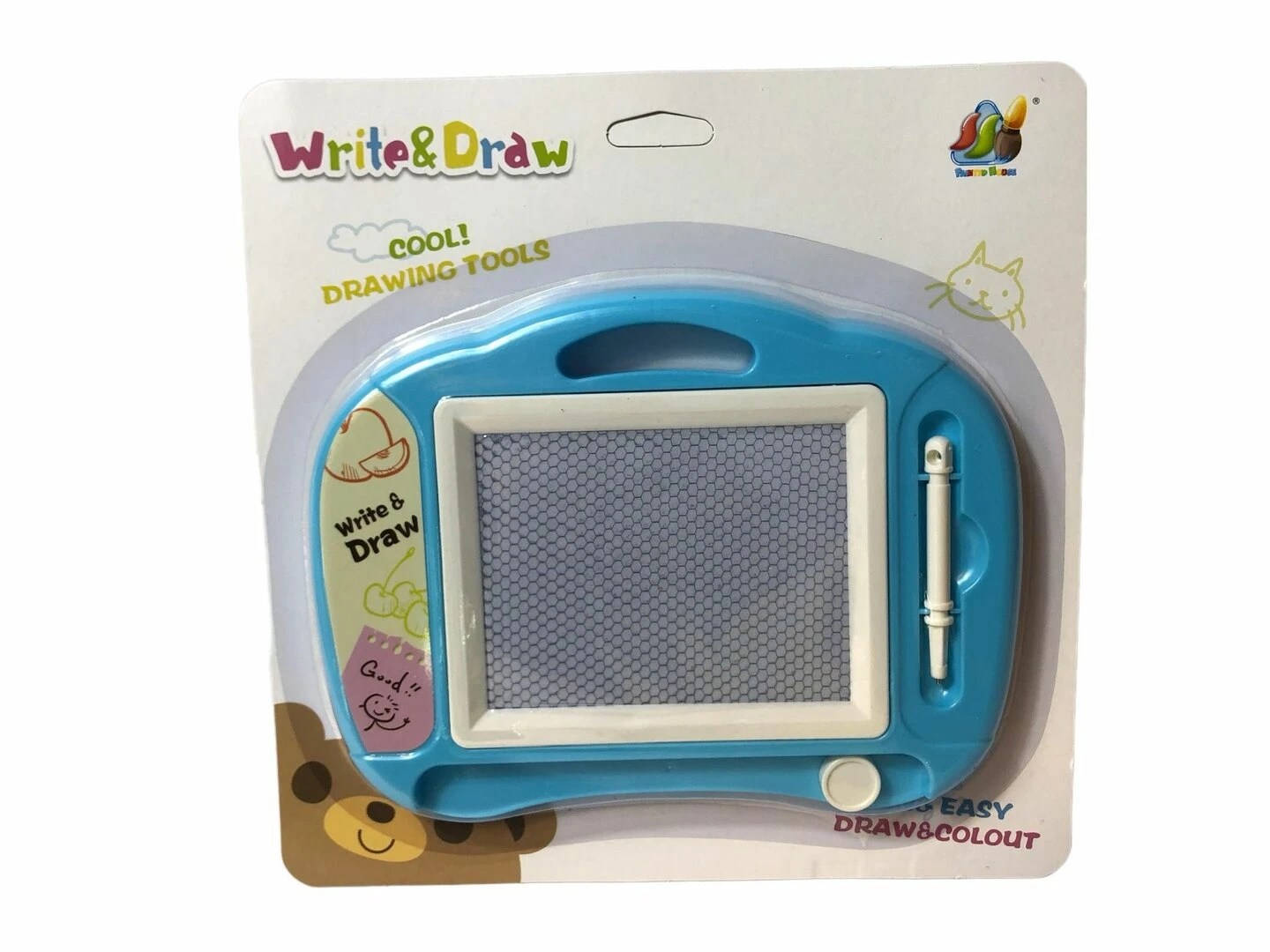 24WINKELEN Kids Magnetisch Kleuren Tekenbord Blauw 4 24WINKELEN Kids Magnetisch Kleuren Tekenbord Blauw - Afbeelding 2