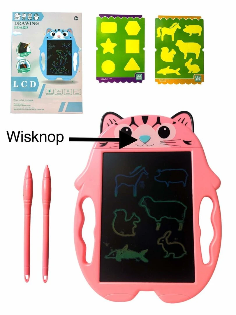 24WINKELEN Tekenbord Kinderen Tekentablet LCD - Draw Pad Speelgoed 5 24WINKELEN Tekenbord Kinderen Tekentablet LCD - Draw Pad Speelgoed - Afbeelding 3