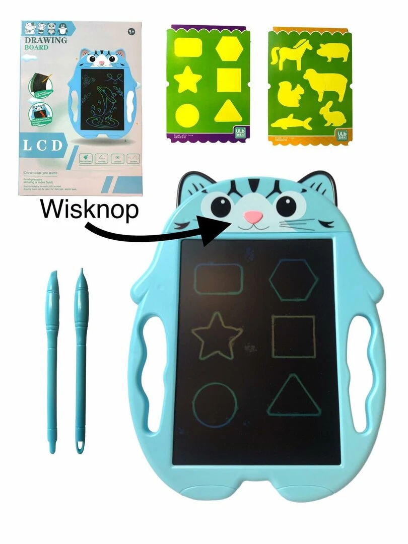 24WINKELEN Tekenbord Kinderen Tekentablet LCD - Draw Pad Speelgoed 4 24WINKELEN Tekenbord Kinderen Tekentablet LCD - Draw Pad Speelgoed - Afbeelding 2