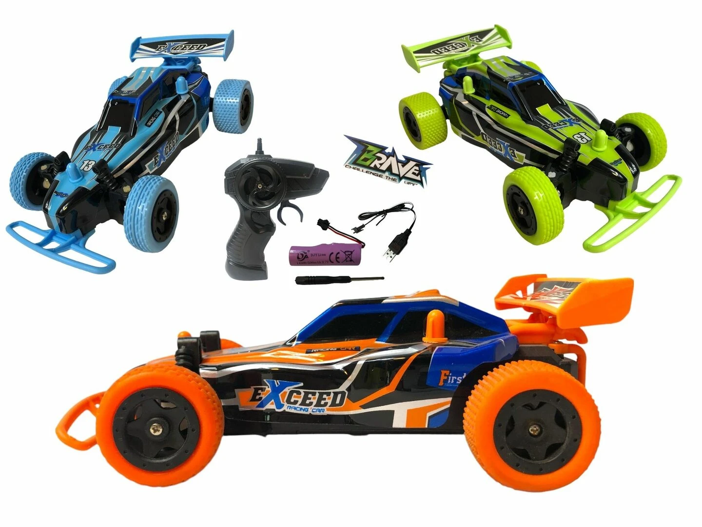 BRAVE CHALLENGE THE LIMIT RC Race Mini Buggy 1/24 2.4GHz 9 BRAVE CHALLENGE THE LIMIT RC Race Mini Buggy 1/24 2.4GHz - Afbeelding 7