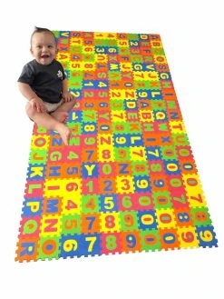 24WINKELEN Speelmat - Baby ABC Puzzel Speelkleed Voor Kinderen -Clipper Winkel 1917492702