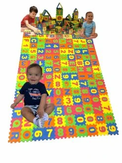 24WINKELEN Speelmat - Baby Cijfers Puzzel Speelkleed Voor Kinderen -Clipper Winkel 1917502890