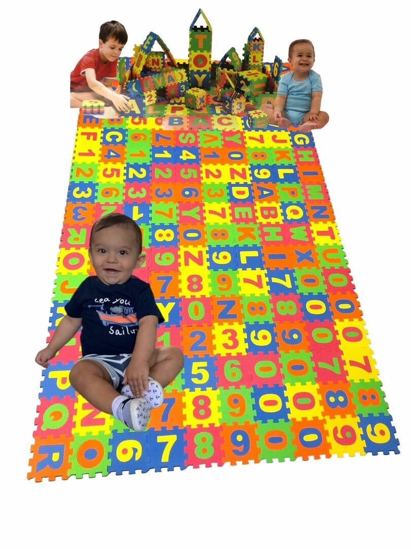 24WINKELEN Speelmat - Baby ABC Letters Puzzel Speelkleed Voor Kinderen 4 24WINKELEN Speelmat - Baby ABC Letters Puzzel Speelkleed Voor Kinderen - Afbeelding 2