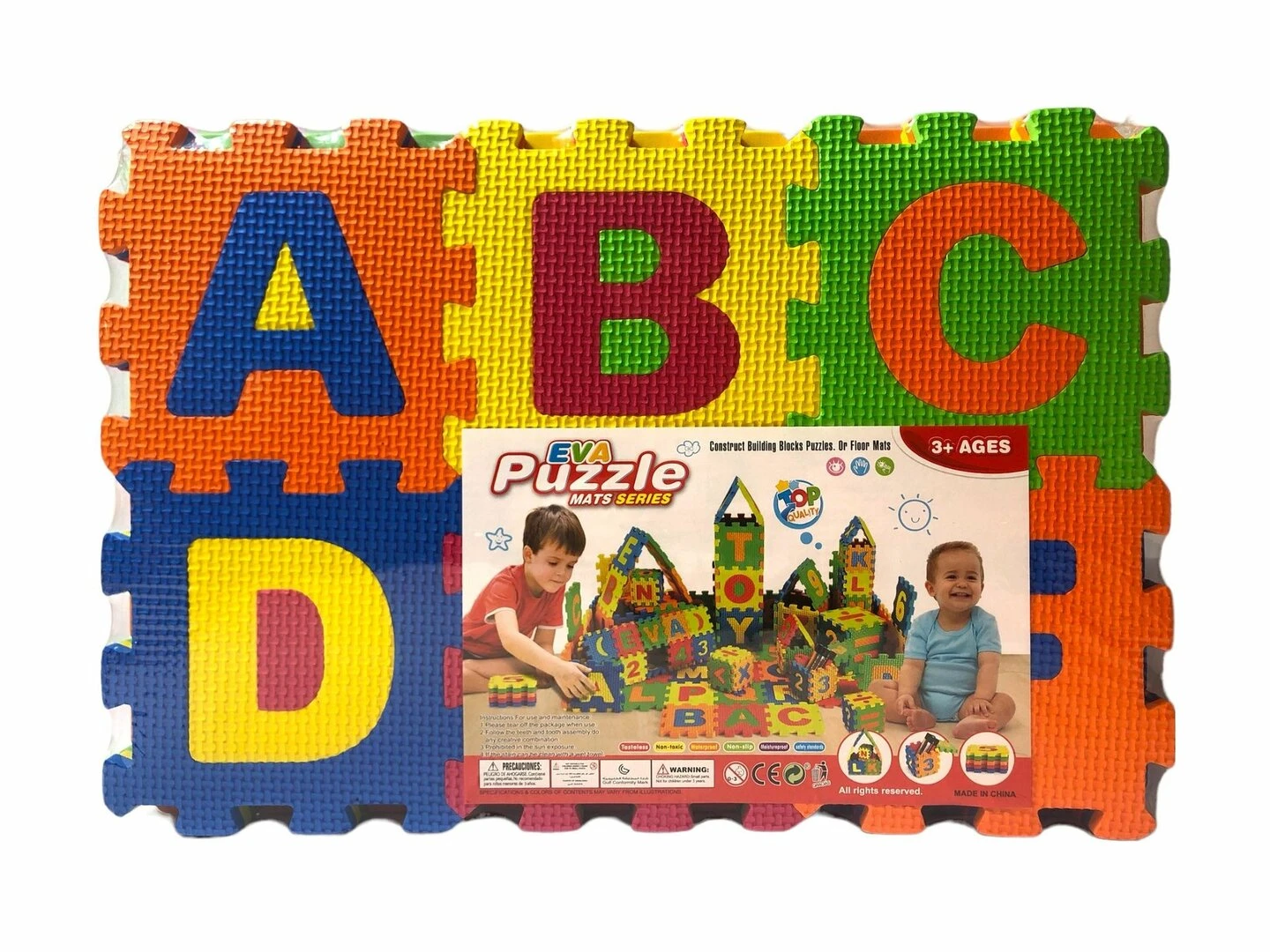 24WINKELEN Speelmat - Baby ABC Letters Puzzel Speelkleed Voor Kinderen 7 24WINKELEN Speelmat - Baby ABC Letters Puzzel Speelkleed Voor Kinderen - Afbeelding 5