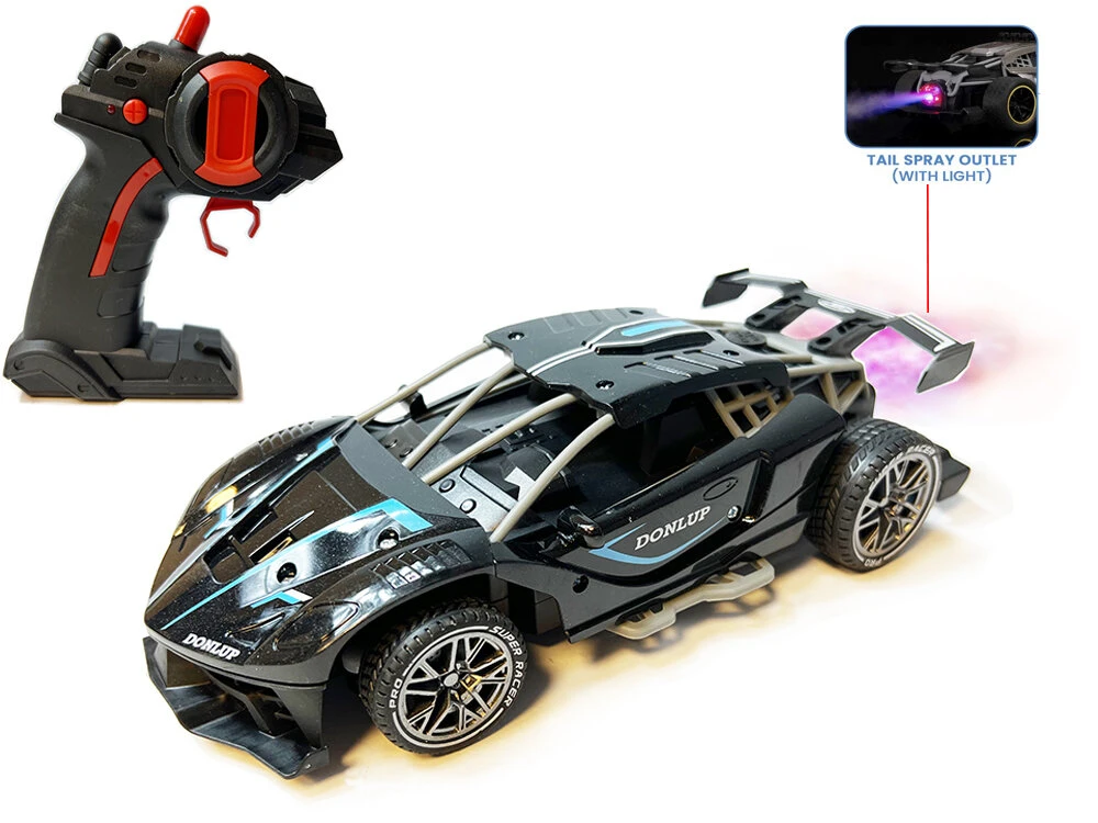 DA HUA TOYS Spray Racing Sport Car - Radiografisch Bestuurbare Auto - 2.4gh Met Rook 3 DA HUA TOYS Spray Racing Sport Car - Radiografisch Bestuurbare Auto - 2.4gh Met Rook